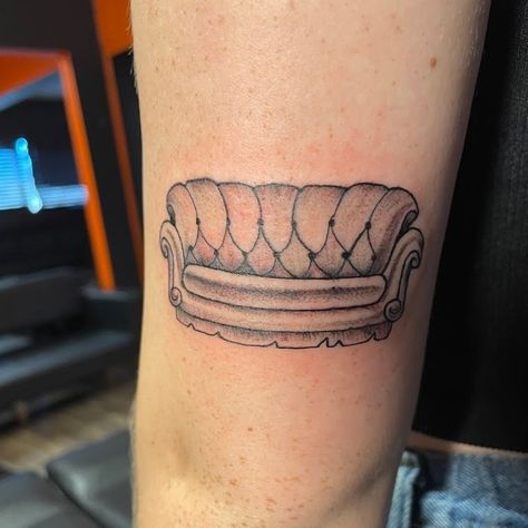 Friends Couch Tattoo, Couch Tattoo, Tattoo Friends, Friends Couch, A Tattoo Design, Friend Tattoos, A Tattoo, Infamous, Tattoos And Piercings