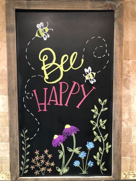 Spring Chalkboard Designs, Chalkboard Ideas Spring, Chalk Art On Blackboard, Spring Black Board Art, April Blackboard Ideas, Boutique Chalk Signs, Cute Spring Chalkboard Ideas, Chalkboard Designs Spring, Fun Chalkboard Art