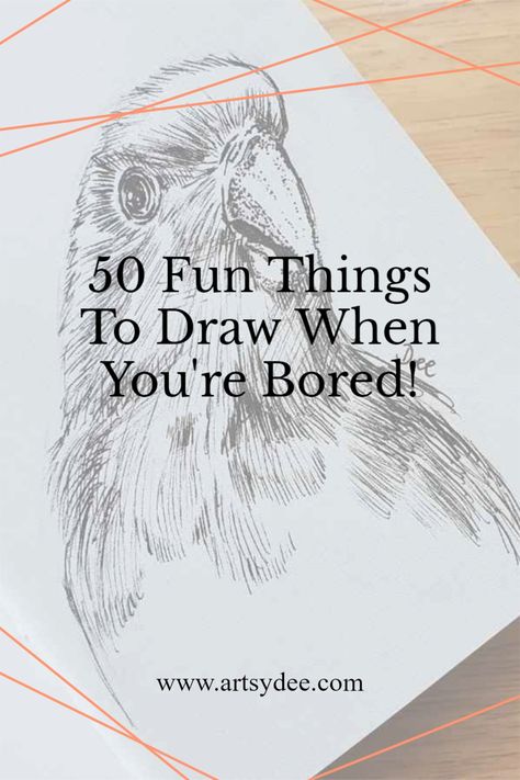 Looking for some creative inspiration? Browse my list of 50 fun and creative things to draw when bored! Beginner Art Sketches, Reference Ideas For Drawing, Creative Drawing Inspiration, Best Things To Draw, Art Sketches Ideas Creative Inspiration, Art Drawings Ideas Creative Sketchbooks, Cool Things To Draw When Bored, Creative Things To Draw Sketchbooks, Art Sketches Ideas Creative Sketchbook Pages