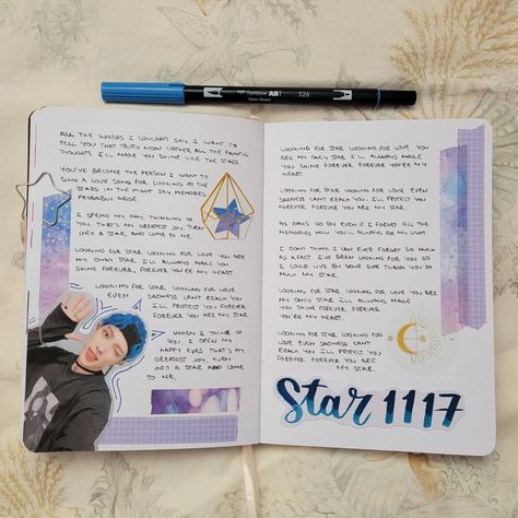 #kpop #kpopjournal #kpopbujo #kpopjournalcommunity #journal #journalcommunity #bujo #bujocommunity #bulletjournal #bulletjournalcommunity #ateez #star1117 #lyrics Ateez Journal Ideas, Ateez Journal, Lyric Journal, Star 1117, Kpop Journaling, Kpop Journal, Graduation Caps, Journaling Ideas, Forever Yours