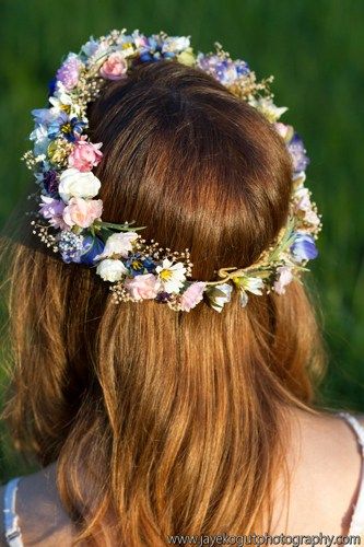 flowers wreath Flower Crown Dried Flowers, German Flower Crown, Cottagecore Flowercrown, Flower Crown With Ribbon, Flower Crown Wedding Veil, Flower Crown Design, Fresh Flower Crown, Bride Wreath, Flower Crown Pink