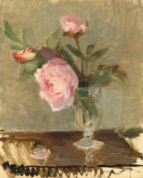 National Gallery of Art on Twitter: "Nature brings out the best in all of us.🌱 Start your week off on a high note with a little parcel of peonies from Berthe Morisot. 🖼 Berthe Morisot, “Peonies,” 1869, oil on canvas… https://t.co/WN1vrhoC0K" Peony Art, Berthe Morisot, Peony Painting, Farmhouse Art, Hur Man Målar, Oil Canvas, Edgar Degas, Pierre Auguste Renoir, National Gallery Of Art