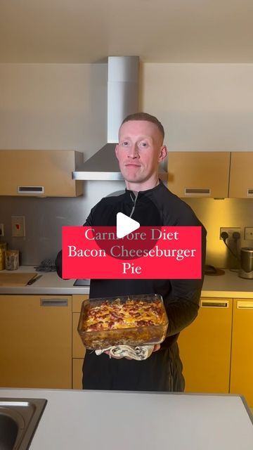 Cameron Glover | Online Fitness Coach on Instagram: "Carnivore Diet Bacon Cheeseburger Pie 🥧   For more carnivore recipes go download my cookbook, go to my links ✅ - - - - - - - - - - - - - - #carnivore #carnivorediet #recipe #baconcheeseburger #pie #lowcarbrecipes" Meat Diet Recipes, Carnivore Hamburger Meat Recipes, Carnivore Christmas, Snacks On Carnivore Diet, Carnivore Hamburger Casserole, Bacon Cheeseburger Pie, Carnivore Desserts, Carnivore Success, Carnivore Diet Priming