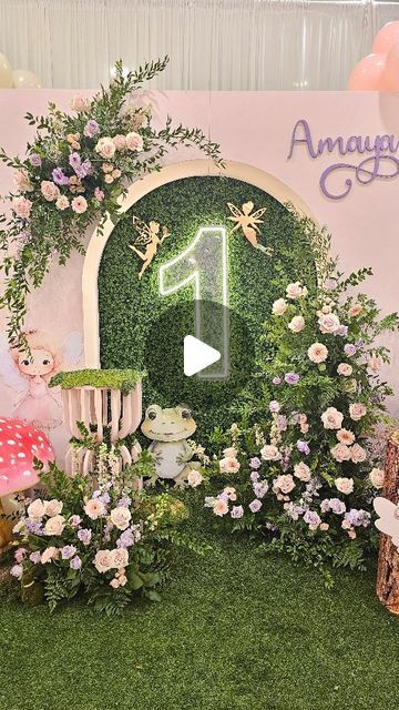 Four Forty Four Events by Nancy on Instagram: "What a dream! Beautiful design for Amaya's Fairy 🧚‍♀️ First Birthday 🍃  . . Designed + Styled  @four_forty_four_events  Panel rentals + Kids Chairs + Tables @bayareaproprentals444  Florist @four_forty_four_events Draping @vanessas_decorations Dessert @saysugarcustomcookies Signage @modish.eventdecor Craft @letuscreate4u . . #BayAreaParty #BayAreaEvents #BayAreaSweets #SiliconValley  #BayAreaQuinceanera   #BayAreaEats #BayAreaFoodie   #BayAreaPartyPlanner #BayAreaEventPlanner  #BayAreaEventStylist #BayAreaKidsParty  #BayAreaEventDecor #BayAreaEventDesigner   #SanFrancisco #EastBay #SanJose #SiliconValley #AliceInWonderlandTheme  #SafariTheme #SafariBabyShower #SafariParty  #BabyShowerIdeas #FairyTheme #FairyFirstBirthday #ButterflyTheme #Butt First Garden Party 1st Birthdays, Fairy Birthday Backdrop Ideas, Fairy Birthday Decor, Fairy First Birthday Party Decoration, Fairy 1st Birthday Party Ideas, Fairy First Birthday Party, First Birthday Party Decorations, Alice In Wonderland Theme, Tea Party Garden