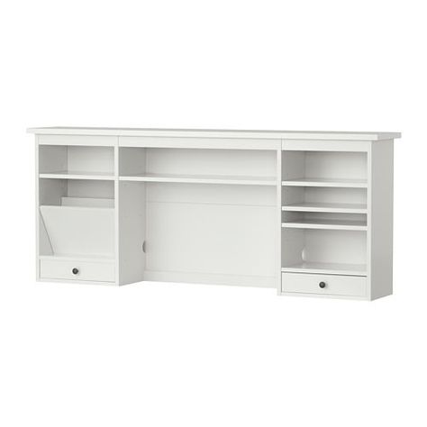 HEMNES Add-on unit desk White IKEA Hemnes Ikea, Corner Computer Desk, Ikea Store, Ikea Hemnes, Ikea Besta, White Office, Plastic Drawers, Ikea Family, Hemnes