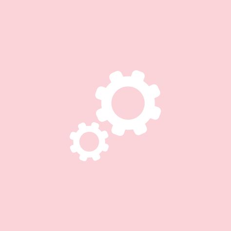 Settings Pink Logo, Home Screen Pictures, Ligth Pink, Baby Pink Wallpaper Iphone, Android App Icon, Pastel Pink Icons:), Settings Icon, Vintage App, Icons Pink