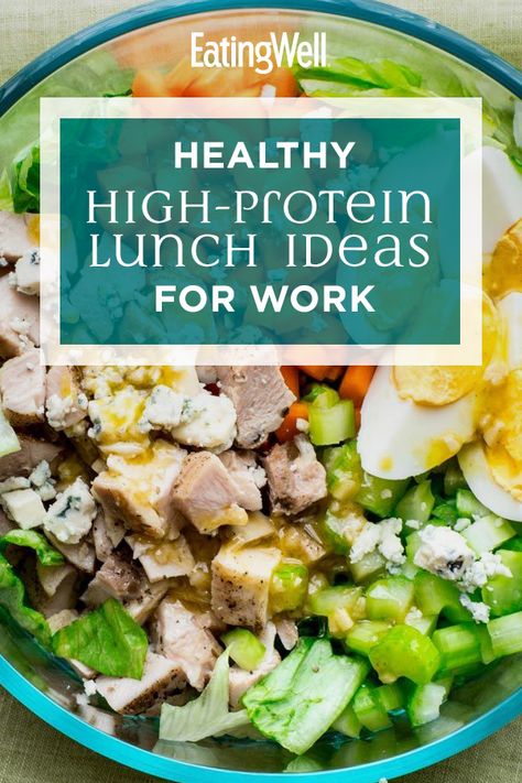 Kick the afternoon slump to the curb with a healthy lunch that satisfies. Adding lean protein like chicken, lean beef, low-fat dairy and beans to your lunch will help keep you feeling full and satisfied longer. These healthy packable lunch recipes have 15 or more grams of protein per serving. #lunch #lunchideas #healthylunchideas #healthylunches #healthylunch #lunchrecipes #healthyrecipes Lean Lunches To Take To Work, 30 Grams Protein Lunch, 30 Grams Of Protein Lunch, Lean Lunches, Protein Lunch Ideas, Low Inflammation Diet, High Protein Lunch Ideas, Packable Lunch, Lunch Ideas For Work