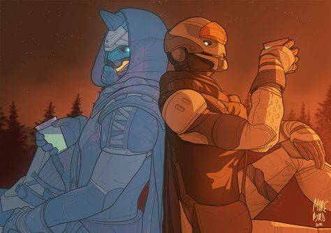 Outer Worlds Fanart, Destiny 2 Exo, Destiny Funny, Destiny Cayde 6, Destiny Fanart, Robot Mask, Destiny Art, Cayde 6, Destiny Game