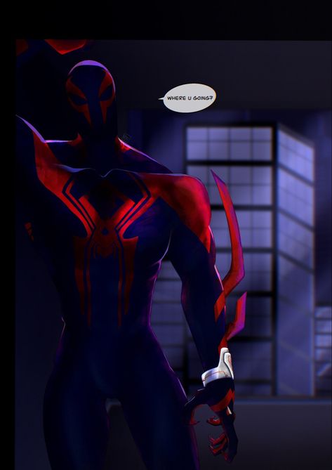 Miguel Ohara X Yn Fanart, Miguel O'hara X Yn, Miguel Ohara X Yn, Spiderman 2099, Miguel Ohara, Spaider Man, Spiderman Spider, Spider Art, Spiderman Pictures