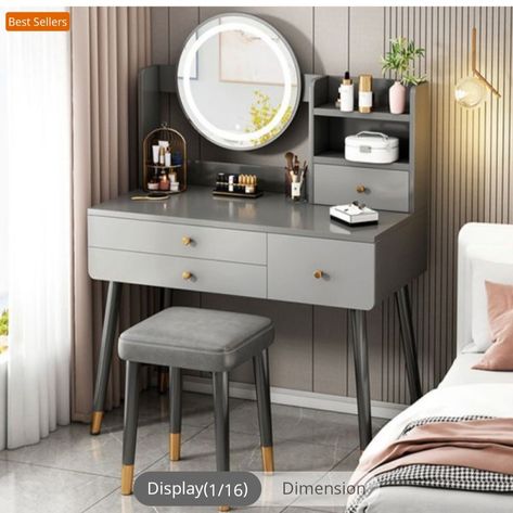 Grey Dressing Table, Sofas For Living Room, Dressing Table Modern, Modern Dressing Table, Small Dressing Table, Dressing Table With Drawers, Hallway Furniture Storage, Table Box, Mirror Drawers