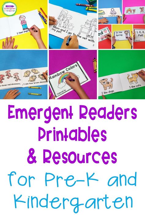 Make building fluency skills fun with these engaging resources and printables for emergent readers! These printable activities and readers are interactive and contain simple text and repetitive sentences that will support word tracking, sight word recognition, and help your early readers build confidence! Reading Fluency Activities, Sentence Building Activities, Fluency Activities, Fluency Passages, Learning Printables, Word Recognition, Kindergarten Learning, Emergent Readers, Early Readers