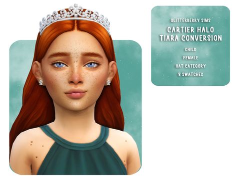 Cartier Halo Tiara Child Conversion | Patreon Sims 4 Modern Royal Cc, Ts4 Crown Cc, Sims 4 Crown Cc Maxis Match, Sims 4 Tiara Cc, Sims 4 Cc Tiara, Sims 4 Crown Cc, Halo Tiara, Ts4 Hair, Medieval Crown