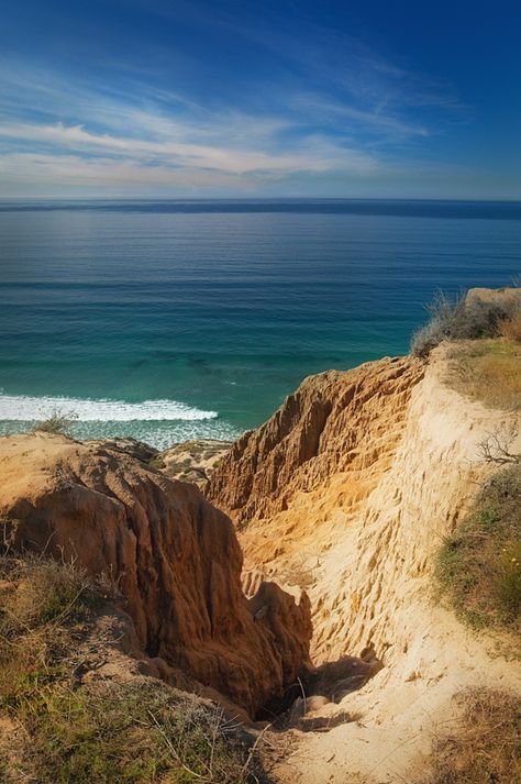 San Diego, CA: Torrey Pines State Reserve. LaJolla. One of my favorite beaches to spend time at with my high school friends. Torrey Pines State Reserve, Yosemite Park, San Diego Travel, Torrey Pines, San Diego Beach, California Dreamin', San Diego County, California Dreaming, Vacation Places