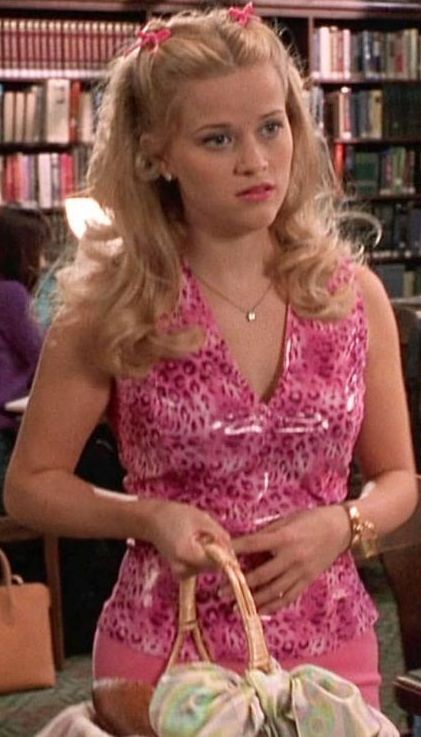 Legally Blonde Elle Woods, Lights Lacquer, Outfits 2000s, Elle Woods, Legally Blonde, Color Story, Blonde, Pink