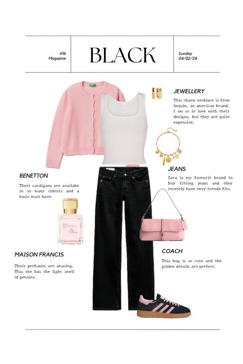 Outfit idea inspired by the trendy Adidas sneaker Outfit Ideas With Adidas Shoes, Navy Blue And Pink Outfit, Pink Trainers Outfit, Navy Gazelle, Spezial Adidas Outfit, Addias Outfits, School Mindset, Outfit Stockholm, Trainers Outfit