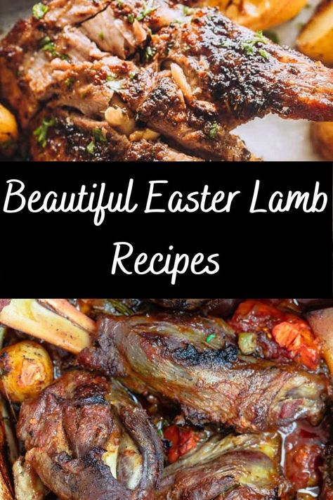 Lamb recipes for Easter. How to cook Lamb with amazing results. 10 of the best Juicy & full of flavour Lamb recipes. Find out why these are in our top 10…#easter #lambrecipes #easterfoodideas Shoulder Of Lamb Recipes, Easter Lamb Recipe, Venison Dishes, Easter Dinner Sides, Easy Lamb Recipes, Easter Meals, Cook Lamb, Recipes For Easter, Lamb Leg Recipes