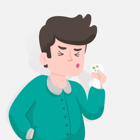 Home Remedies For Cough, Stop Coughing, Illustration Theme, Remedies For Cough, Person Illustration, How To Stop Coughing, Dry Cough, Breathing Problems, Chest Congestion