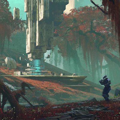 Destiny Landscape, Destiny 1 Concept Art, Destiny Environment Art, Destiny Concept Art, Destiny 2 Artwork, Game Inventory, Destiny 2 Misraaks, Destiny 2 Environment Concept Art, Destiny Fanart