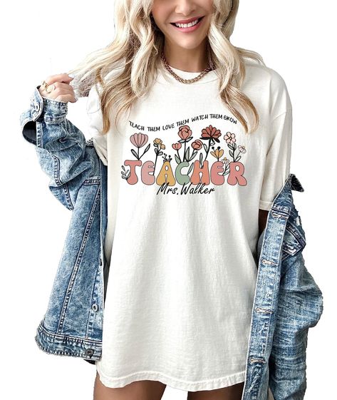 Price: $15.99#custom #floral #teacher #comfort #colors #school #teacher #shirt #teacher #school #shirt #first #school #teacher Hiking National Parks, Adventure Guide, Hiking Shirt, The Embrace, Hiking Shirts, Concert Shirts, Wear Green, The Untamed, Coffee Shirts