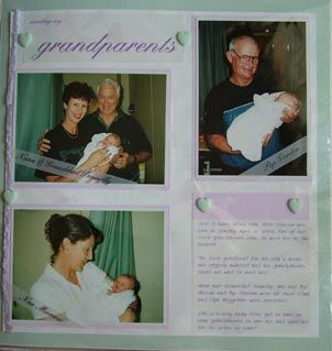 Meeting my Grandparents - Scrapbook.com Manifestation Scrapbook, First Grandchild, Great Grandparents, In The Hospital, Baby Scrapbook, The Hospital, Grandchildren, My Daughter