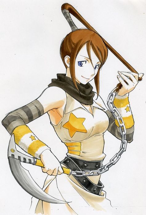 Soul Eater Official Art, Tsubaki Soul Eater, Tsubaki Nakatsukasa, Atsushi Ohkubo Art, Soul Eater Art, Soul Eater Soul, Atsushi Ohkubo, Anime Soul Eater, Soul Eater Not