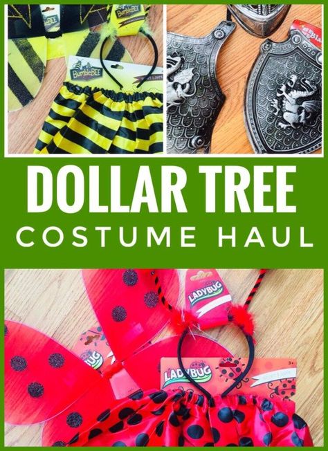 Dollar Tree Costume Haul! Get really fun and inexpensive costume pieces for the kids at Dollar Tree. #costumes #dollartree #dollarstorehacks #halloween #halloweencostumes Dollar Tree Costumes, Tree Halloween Costume, Toddler Costumes Girl, Halloween Costume Toddler Girl, Tree Costume, Cheap Halloween Costumes, Dollar Tree Halloween, Dollar Store Halloween, Halloween Games For Kids