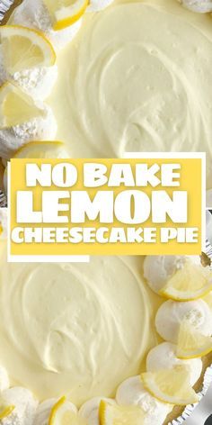 The Best Lemon Desserts, Recipes For Fresh Lemons, Lemon Cheesecake Pie No Bake, Pies Recipes Easy No Bake, Lemon Butter Pie Recipe, Easy Lemon Desserts No Bake, What To Make With Lemon Pie Filling, Uses For Lemon Pie Filling, Lemon Pie Filling Desserts Easy