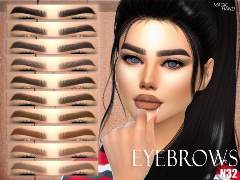 Sims 4 Cc Makeup Eyebrows, The Sims 4 Eyebrows, Sims4 Makeup, Sims 4 Skin Details, Sims 4 Skins, Sims 4 Genetics, Sims 4 Makeup Cc, Sims 4 Stories, Sims Stories