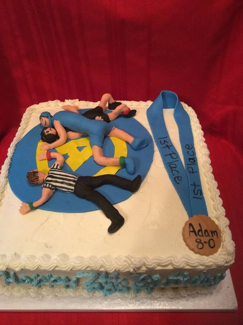 Wrestling Birthday Cakes, Wrestling Birthday, Birthday Cake Kids, Birthday Cakes, Kids Birthday, Year Old, Birthday Cake, Wrestling, Cake