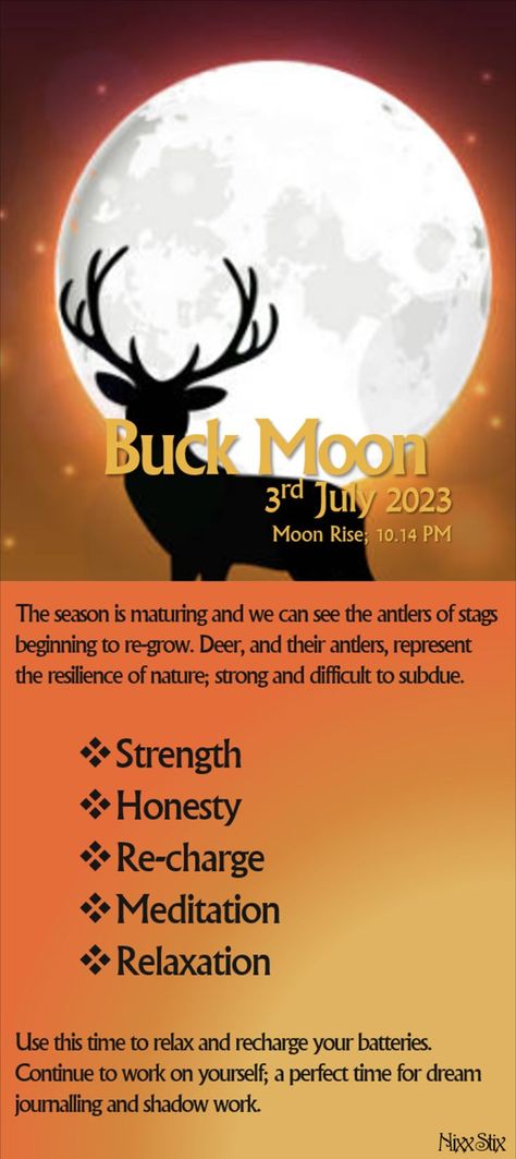 Full Buck Moon, Buck Moon, Rest And Recharge, Moon Names, Moon Rituals, Lunar Moon, Christian Song Lyrics, Magick Book, True Love Stories