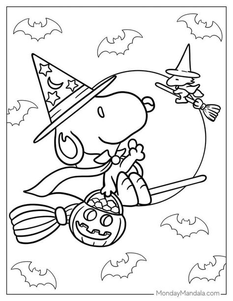 Peanuts Halloween Coloring Pages, Jellycat Coloring Page, Mickey Mouse Coloring Pages Free Printable, Sesame Street Coloring Pages Free, Cartoon Halloween Coloring Pages, Halloween Aesthetic Coloring Pages, Line Art For Coloring, Halloween Coloring Book Pages, Halloween Pages To Color