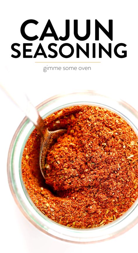 Cajun Spice Blend, Cajun Seasoning Recipe, Homemade Cajun Seasoning, Cajun Spice, Dry Rub Recipes, Homemade Spice Mix, Spice Blends Recipes, Spice Mix Recipes, Seasoning And Spice