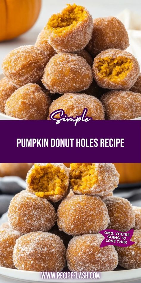 Want to elevate your appetizer game with a unique dessert twist? Our Pumpkin Donut Holes Recipe is sure to be a crowd-pleaser! Perfect for any gathering, these delightful bites are a must-have. Remember to save this for your upcoming events! Easy Pumpkin Donut Holes, Donut Holes Recipe, Air Fryer Pumpkin, Pumpkin Donut Holes, Donut Hole Recipe, Pumpkin Donut, Donut Holes, Unique Desserts, Favorite Dessert Recipes