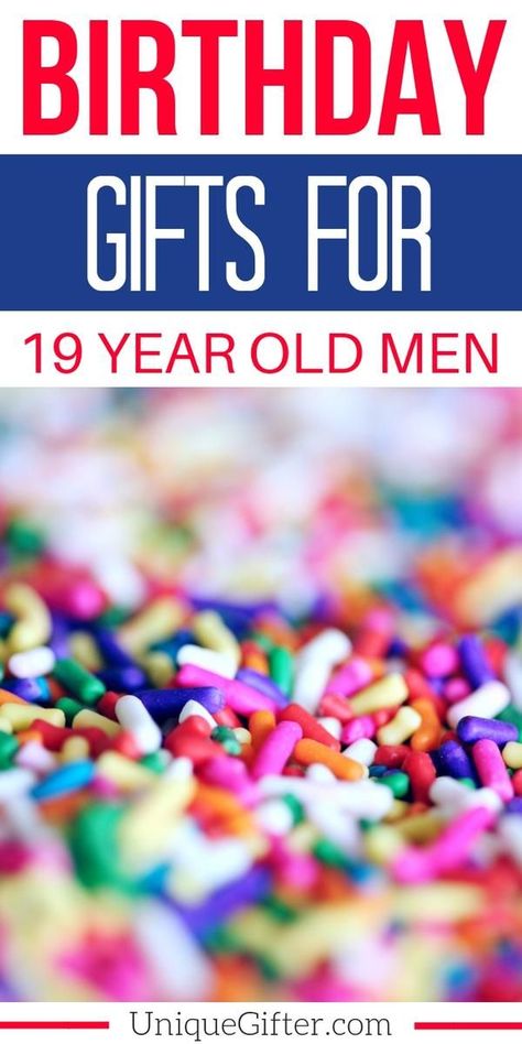 Birthday Gifts for a 19 year old men | The perfect Birthday Gifts for a 19 year old men |  19 year old men Birthday Presents | Modern 19 year old men Gifts | Special Gifts To Celebrate His 19th Birthday | 19th Birthday Presents to Buy for him | Unique Birthday Gifts for his 19th birthday | #birthday #19yearsold #forhim    via @ 19th Birthday Gift Ideas For Guys, 19th Birthday Ideas For Boys, 19th Birthday Ideas, Birthday Presents For Teens, Birthday Present Diy, Birthday Wishes For Her, Birthday Presents For Men, Birthday Presents For Mom, Birthday Presents For Him