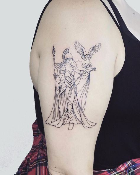 Wounded Healer Tattoo, Greece Tattoo Mythology, Greek Goddess Tattoo, Greece Tattoo, Artemis Tattoo, Brooklyn Williamsburg, Athena Goddess Of Wisdom, Athena Tattoo, Greek Civilization