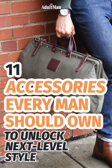 Men’s Organization, Men Must Have, Men Essentials Man Stuff, Mens Hobbies, Gentleman Accessories, Mens Fashion Accessories, Elegant Men Style, Men Essentials, Accessories Guide