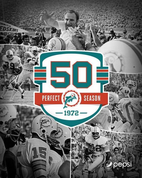 1972 Miami Dolphins, Dolphins Football, Miami Dolphins, 50th Anniversary, Dolphins, Special Events, Miami, Nfl, Football