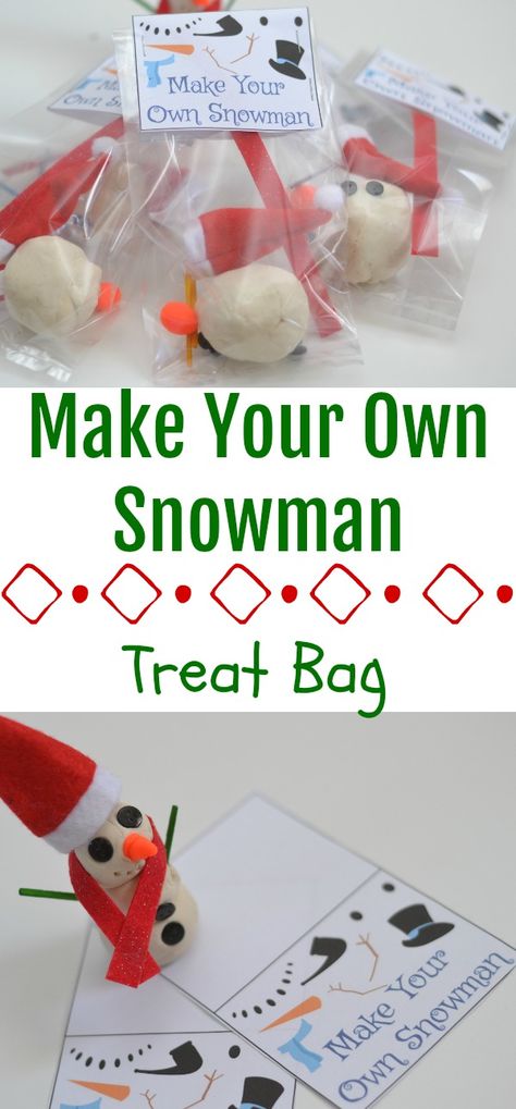 Snowman Treats For School, Do You Want To Build A Snowman Snack, Build A Snowman Kit, Snowman Gift Bags, Build A Snowman Kit Diy, Make Your Own Snowman Kit, Build Your Own Snowman Kit, Build A Snowman Playdough Kit, Playdough Snowman Kit