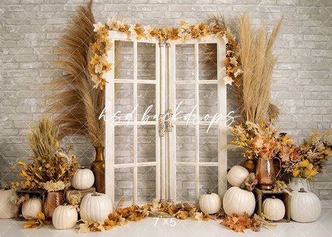 This Boho Fall Set is the perfect way to add a dose of autumn charm to your photography studio! Showcase your creativity with this stylish backdrop – it's all you need to transform any room into a cozy, bohemian wonderland! Please note: The colors you see on the website are intended to be used as a guide as there may be variances in color with different monitor calibrations. Watermark will not appear on printed backdrop. Please read our FAQ page and contact us with any questions prior to placing an order. key words: autumn, window, pumpkins, boho room, fall themed photography backdrop Fall Photo Booth, Autumn Window Display, Autumn Window, Church Foyer, Cozy Bohemian, Fall Backdrops, Fall Windows, Themed Photography, Winter Backdrops