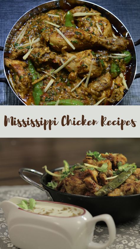 Mississippi is known for its unique blend of southern cooking, and its chicken recipes are no exception. From crunchy fried chicken to tangy and sweet BBQ chicken, Mississippi has all kinds of delicious recipes that can be prepared with chicken. Whether you're in the mood for a classic southern dish or something a bit different, you can find plenty of options among Mississippi's chicken recipes. Get ready to start cooking up some delicious Mississippi-style chicken dishes! Missouri Recipes, Chicken Mississippi, Mississippi Recipes, Sweet Bbq Chicken, Mud Recipe, Crunchy Fried Chicken, Mississippi Chicken, Chicken Gumbo, Poultry Dishes