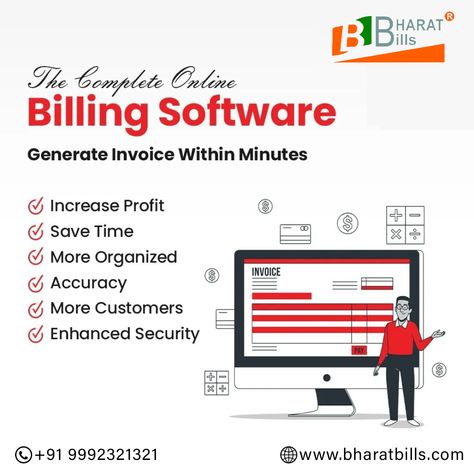 Invoicing Software: Now Create and Send GST Ready invoices to Small Business Owners by Bharat Bills Invoicing Software ✓ Bharat Bills Makes GST Billing Easy. Contact us at +91 9992 321 321 E-mail info@bharatbills.com for more info.: https://bharatbills.com/contact-us/ Or Visit our website https://bharatbills.com/e-invoicing-software/ Invoicing Software, Billing Software, Poster Layout, Small Business Owners, Small Business Owner, Business Owners, Software Development, Business Owner, Small Businesses