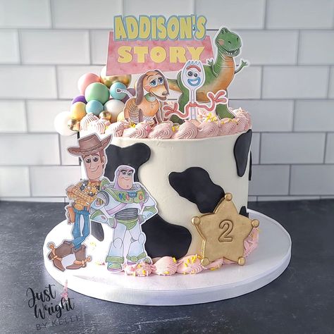 Addison's Story! Lightening up the color pallet a bit for this iconic theme with all the birthday girl's favorite characters. Which character is your favorite in Toy Story? I think Rex is mine. Topper by @partyperfections_bylisa . . #toystoryparty #addisonsstory #birthdaytheme #birthdaycakes #toystorycake #nhcakes #cakes #girlbirthday #woody #buzzlightyear #spoonie #slinky #rextoystory #yougotafriendinme #Merrimacknh #merrimackbaker #southernnh Which Character Are You, Toy Story Cakes, Toy Story Party, Buzz Lightyear, Color Pallets, Birthday Theme, Toy Story, Girl Birthday, Favorite Character