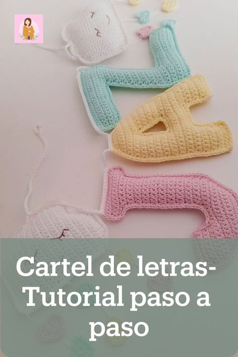 letras crochet Crochet Letters, Crochet Videos, Crochet Art, Crochet Baby, Knitted Scarf, Knit Crochet, Crochet Hats, Amigurumi, Crochet Patterns