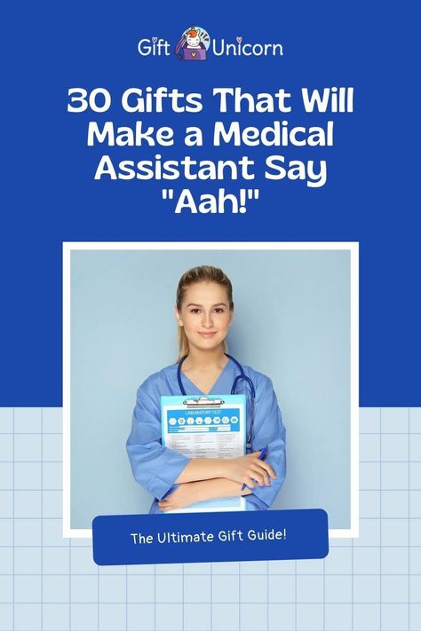 30 Gifts That Will Make a Medical Assistant Say "Aah!" - GiftUnicorn Gifts For Medical Assistants, Medical Assistant Day Gift Ideas, Medical Assistant Gift Ideas, Medical Assistant Gifts, Medical Assistant Week Gift Ideas, Medical Assistant Week, Medical Assistant Certification, Physician Assistant Student, Medical Assistant Student