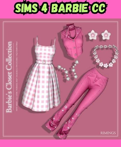 67 Fabulous Sims 4 Barbie CC & Ken (Poses, BarbieCore Clothes, and Builds) The Sims 4 Barbie Cc, Sims 4 Cc Barbie Clothes, Barbie Cc Sims 4, Barbiecore Clothes, Barbie Sims 4 Cc, Sims 4 Barbie Cc, Around The Sims 4, Barbie Camper, Barbie Horse