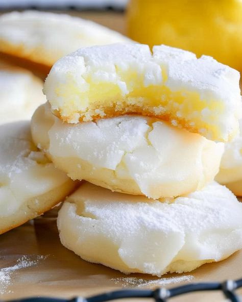 Zesty Lemon Meltaway Cookies Recipe - Easy & Delicious Meltaway Cookies Recipe, Lemon Meltaway Cookies, Meltaway Cookies, Easy Cookie Recipes, Cookies Recipe, Easy Delicious, Cookie Recipes, Easy Meals, Lemon