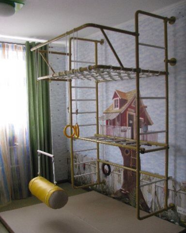 Monkey Pet, Monkey Bar, Monkey Bars, Pet Home, Monkeys, Ladder Decor, Loft Bed, Kids Room, Bar