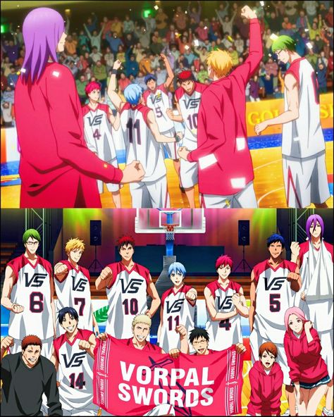 Vorpal swords win against Jabberwock #LastGame Kuroko No Basket Vorpal Swords, Kuroko's Basketball Wallpaper, Vorpal Swords, Top Anime Series, Kuroko Basket, Aomine Kuroko, Kuroko No Basket Characters, Slam Dunk Anime, Basketball Anime