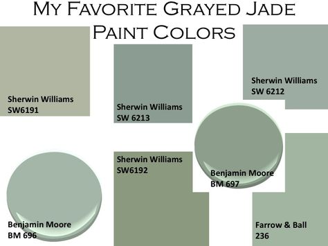 Jade Paint, Exterior Paint Colours, Grayed Jade, Exterior Gray Paint, Jade Wedding, Best Exterior Paint, Antique Jade, Green Paint Colors, Sherwin Williams Paint Colors