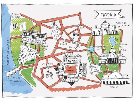 Mapa madrid map Metro Madrid, Room Prints, Tourist Map, Travel Journal, Art Projects, Madrid, Voyage, Map, Travel